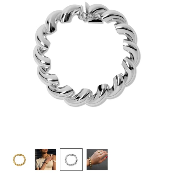 SAN MARCO STATEMENT BRACELET sterling silver - Picture 1 of 3